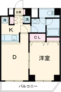 スカイコート幡ヶ谷【6階】の間取り