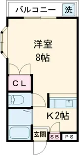グレース高井戸【2階】の間取り