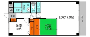 ファミール守口【10階】の間取り