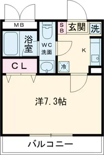 第16川崎ビル【5階】の間取り