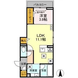 NOVELLA【1階】の間取り