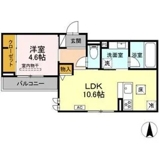 NOVELLA【2階】の間取り