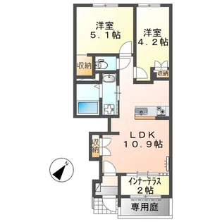 清水区船原アパート【103号室】の間取り