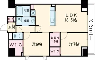 スカイテラス南大塚【00311号室】の間取り