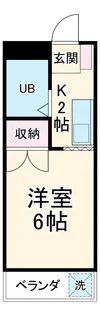 ビューラー三ケ島Ⅱ【304号室】の間取り