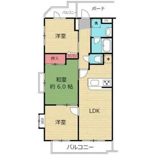クリオ座間壱番館【5階】の間取り