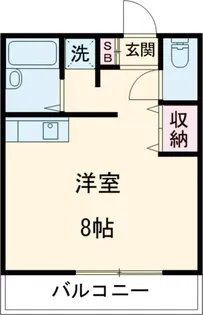 ル・モンド三田【2階】の間取り