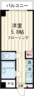 Eightyeightタチカワ【5階】の間取り