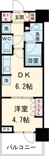 パークシティ中野 ザ タワー エアーズ【19階】の間取り
