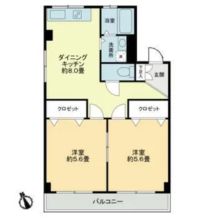 浅野レジデンス【3階】の間取り