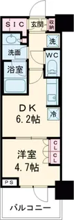 パークシティ中野 ザ タワー エアーズ【19階】の間取り