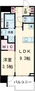 イニシア北千住レジデンス【5階】の間取り