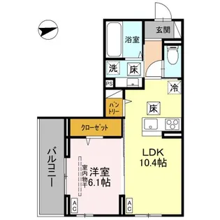La Douceur戸田公園【2階】の間取り