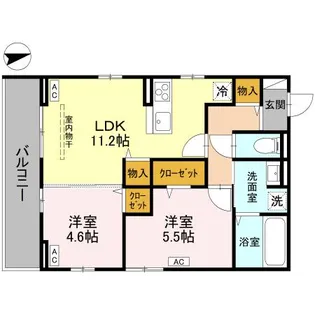 La Douceur戸田公園【1階】の間取り