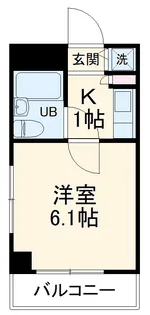 ドミトリーゴコウ【3階】の間取り