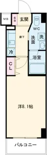 LEXE八広【1階】の間取り