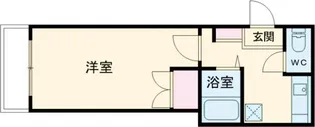 エスパシオ澤田【101号室】の間取り