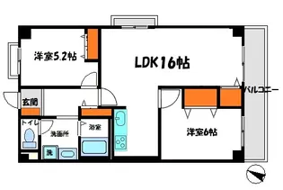 アーバンコート長池【3階】の間取り