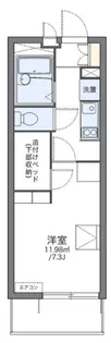レオパレスブルースカイ【3階】の間取り