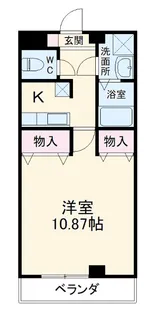 ビートルSUEHIRO【4階】の間取り