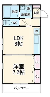 湘南マナーハウス5【2階】の間取り