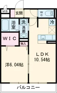 セジュール西新井【1階】の間取り