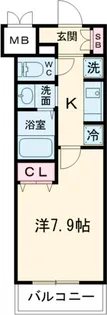 ライジングプレイス亀戸【2階】の間取り