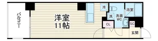 Ritz SQUARE Gran Qbe【2階】の間取り