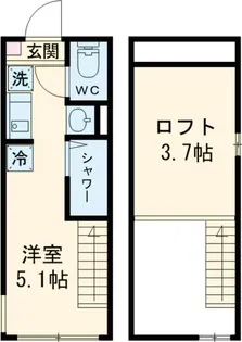 メゾンドブルーム平井【2階】の間取り