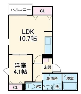 GRAN TOYONAKA【201号室】の間取り