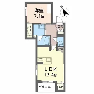 GM E【3階】の間取り