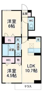 オリーブ【1階】の間取り
