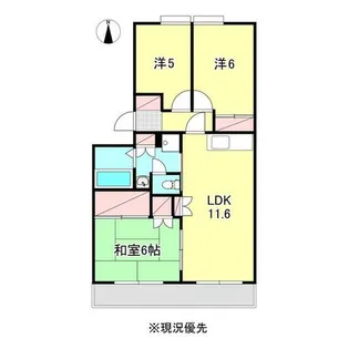 ビューテラスⅠ【1階】の間取り