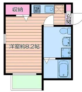 ランジュ【201号室】の間取り