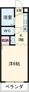 アーバン春日 Ⅲ【110号室】の間取り