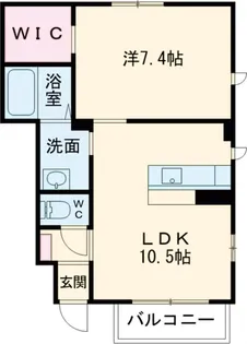 スカイピクシーB【101号室】の間取り