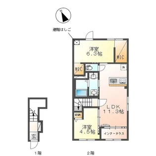 アネシス八王子【2階】の間取り