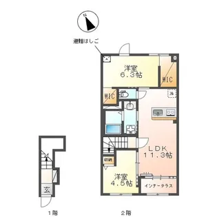 アネシス八王子【2階】の間取り