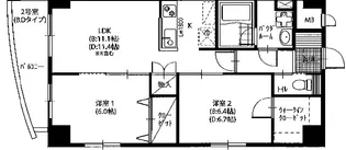 グラン・メイセイ【5階】の間取り