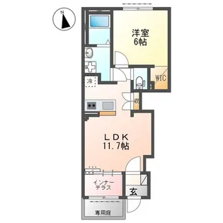 S フォレスト【1階】の間取り