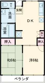 メゾン吉野【1階】の間取り