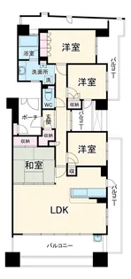 Brillia豊中南桜塚レジデンス【2階】の間取り