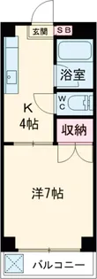 クローバーハウス【2階】の間取り