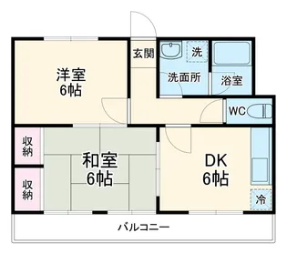 ブランシュ山の手【3階】の間取り