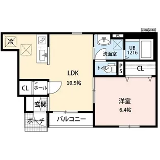 グランスリジエ【1階】の間取り