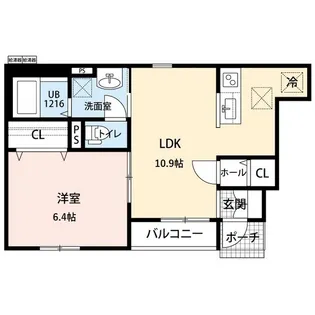 グランスリジエ【1階】の間取り