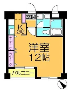 グランフォレスト【203号室】の間取り