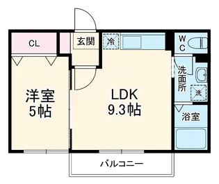 サニーコート8【1階】の間取り