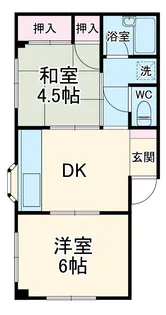 エクシブうらが【102号室】の間取り