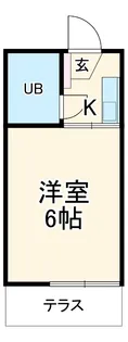 シャルムド根岸Ⅱ【103号室】の間取り